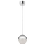Polished Chrome / Acrylic with Zirconia Chips