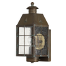 Brass / Clear Seedy Glass