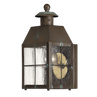 Brass / Clear Seedy Glass
