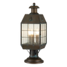 Brass / Clear Seedy Glass