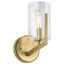 Natural Brass / Glass
