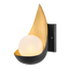 Black and Gold with Alabaster / Alabaster