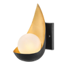 Black and Gold with Alabaster / Alabaster