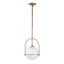 Heritage Brass / Opal Glass