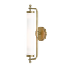 White / Antique Brass