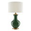 Green / Antique Brass