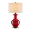 Red / Antique Brass