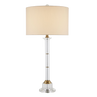 Antique Brass and Clear Glass