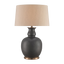 Matte Black / Antique Brass