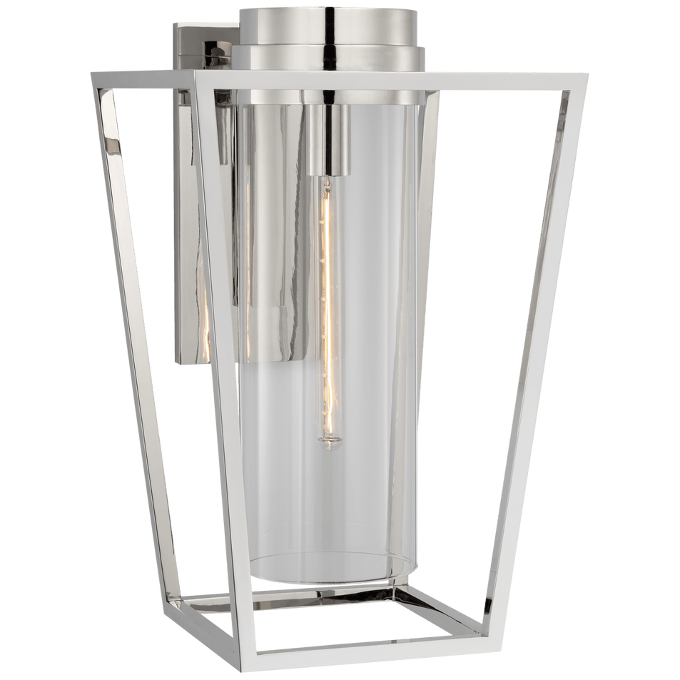 Presidio Medium Bracketed Sconce, a premium Decorative light by Visual Comfort & Co. Close - up image of its design.