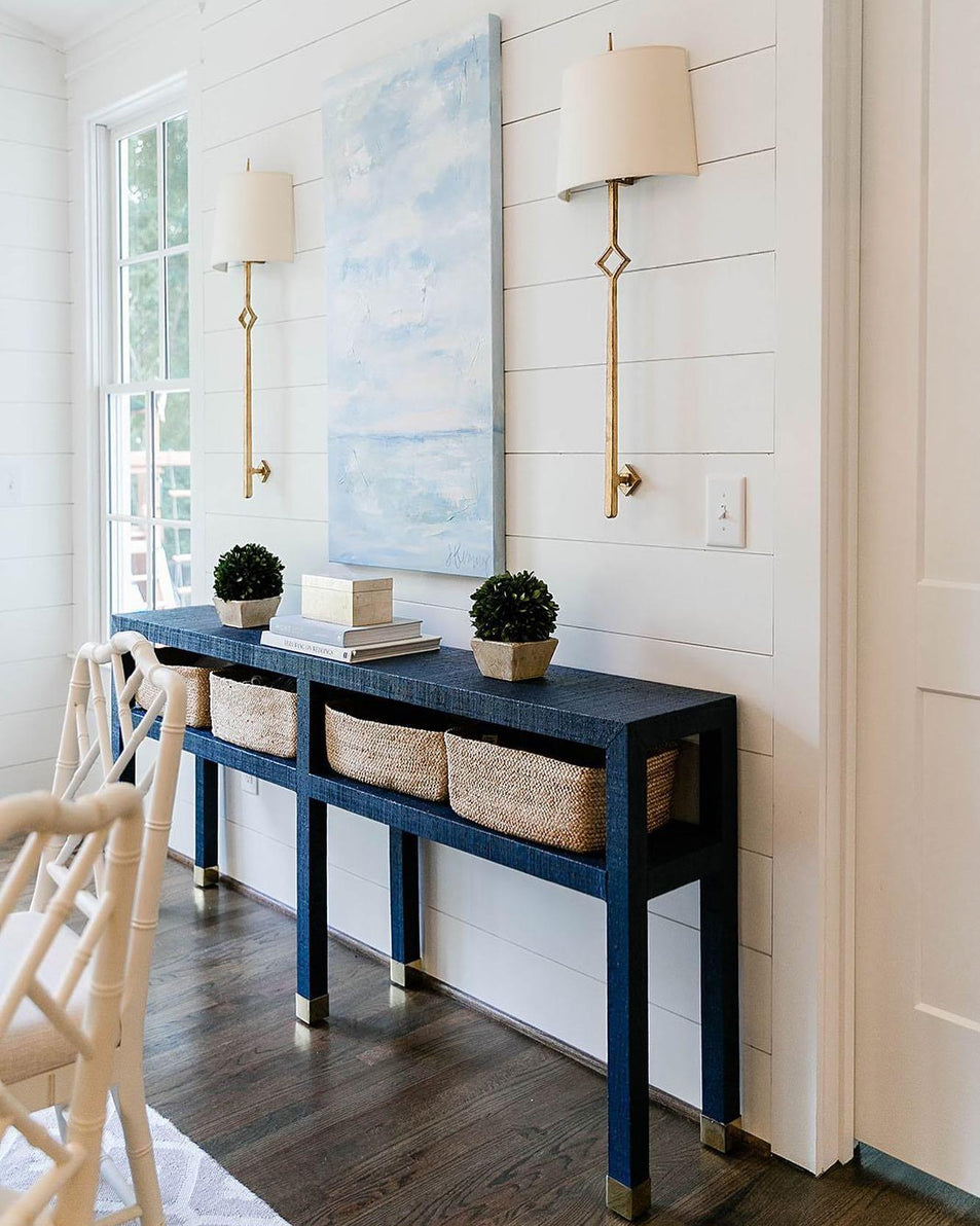 Cranston Large Sconce, a premium Decorative light by Visual Comfort & Co. Close - up image of its design.