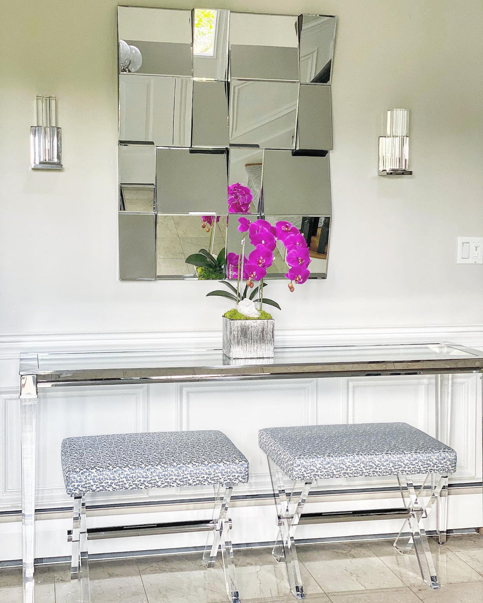 Ambar Tall Wall Light, a premium Decorative light by Visual Comfort & Co. Close - up image of its design.