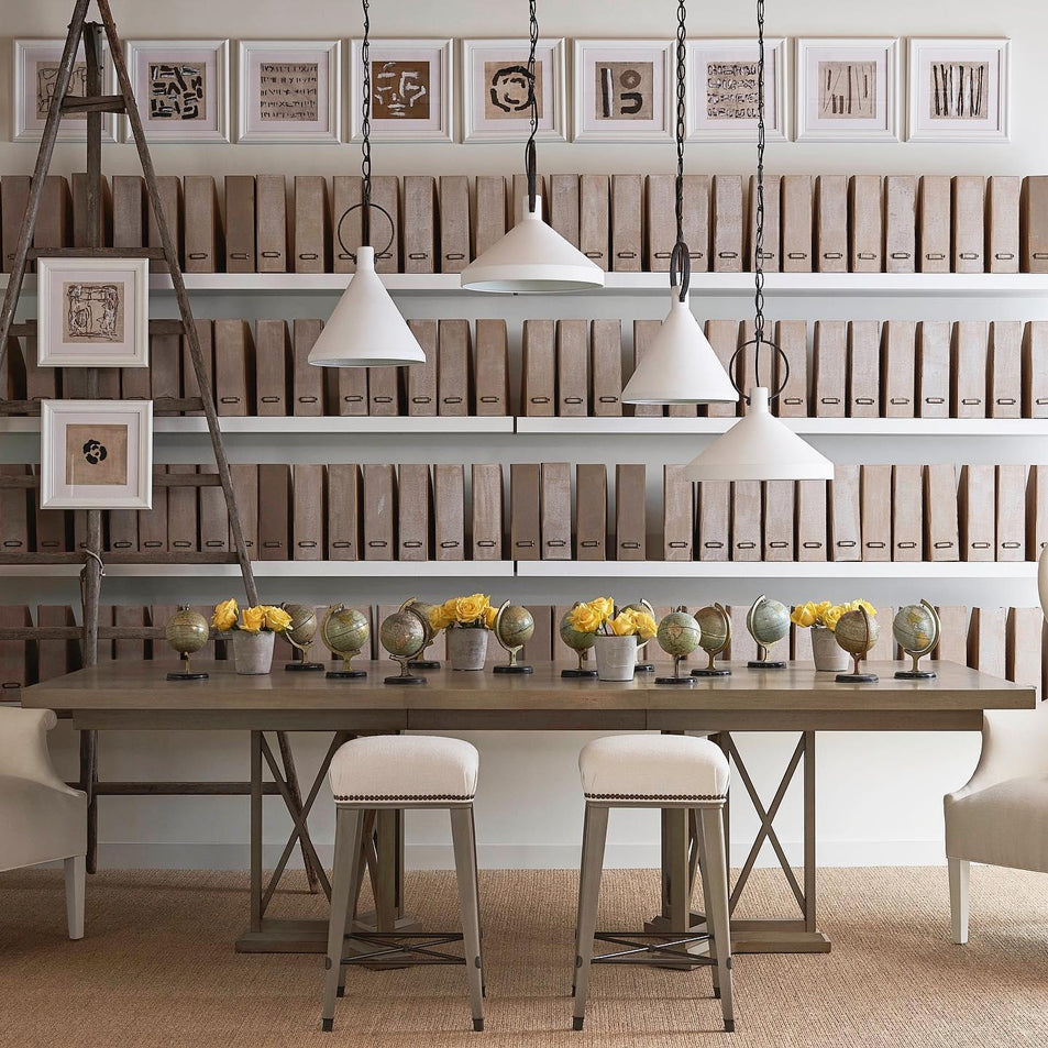 Limoges Medium Pendant, a premium Pendant light by Visual Comfort & Co. Close - up image of its design.