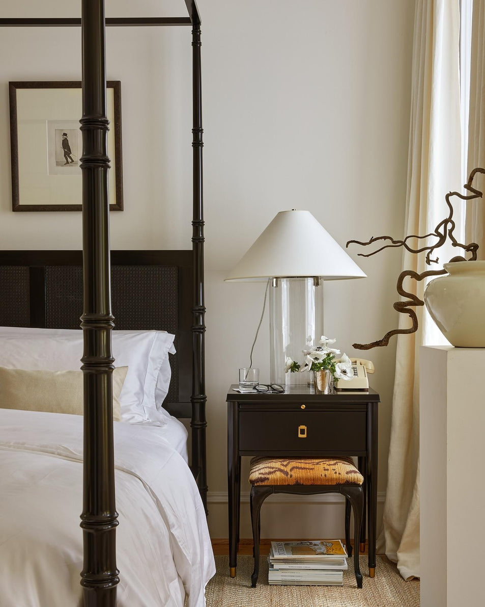 Brooks Table Lamp, a premium Decorative light by Visual Comfort & Co. Close - up image of its design.