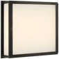 Mercer Square Box Light, a premium Bath light by Visual Comfort & Co. Close - up image of its design.