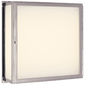 Mercer Square Box Light, a premium Bath light by Visual Comfort & Co. Close - up image of its design.