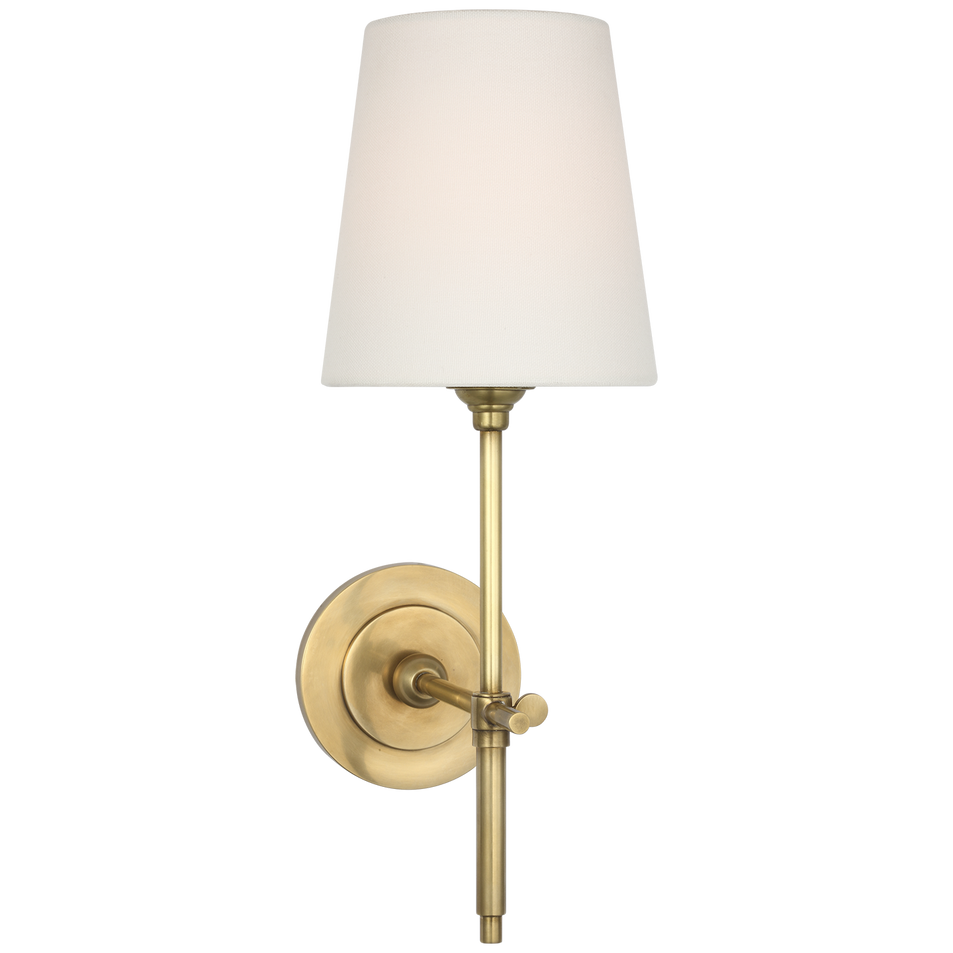 Bryant 15" Cordless Sconce in Hand-Rubbed Antique Brass