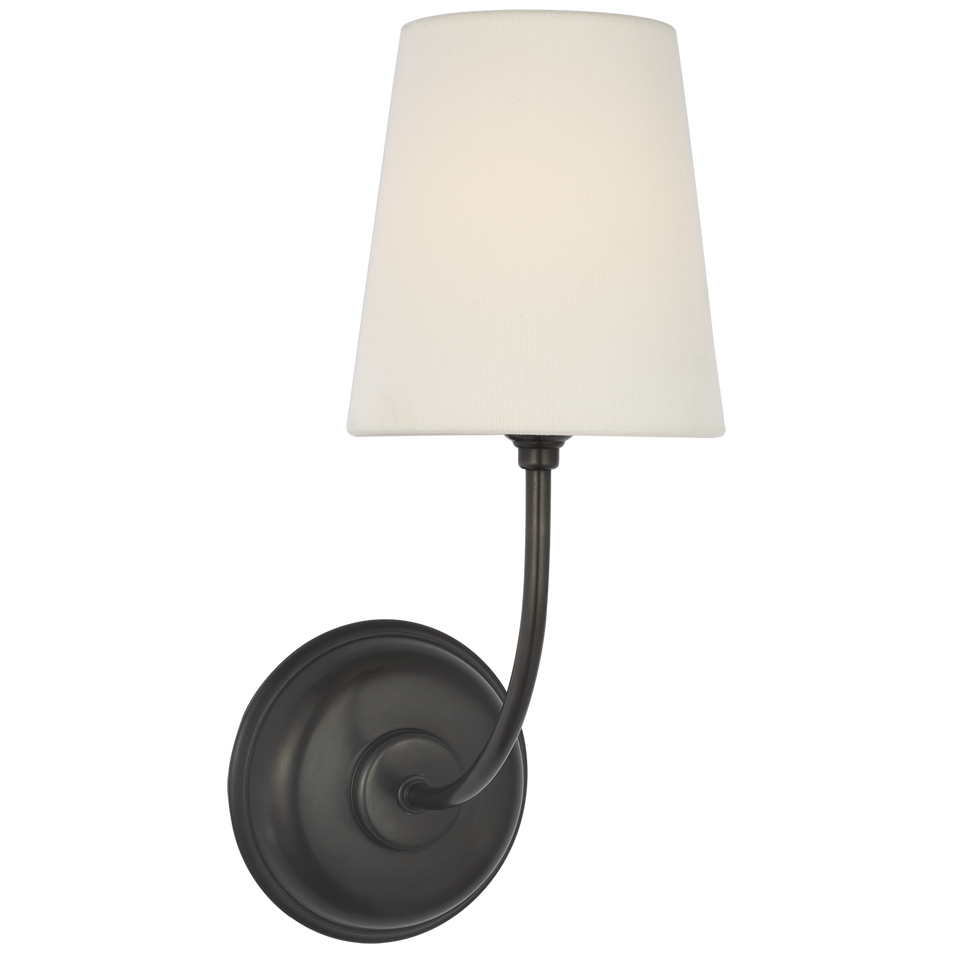 Vendome 16" Cordless Single Sconce in Bronze
