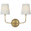 Hand-Rubbed Antique Brass / Linen