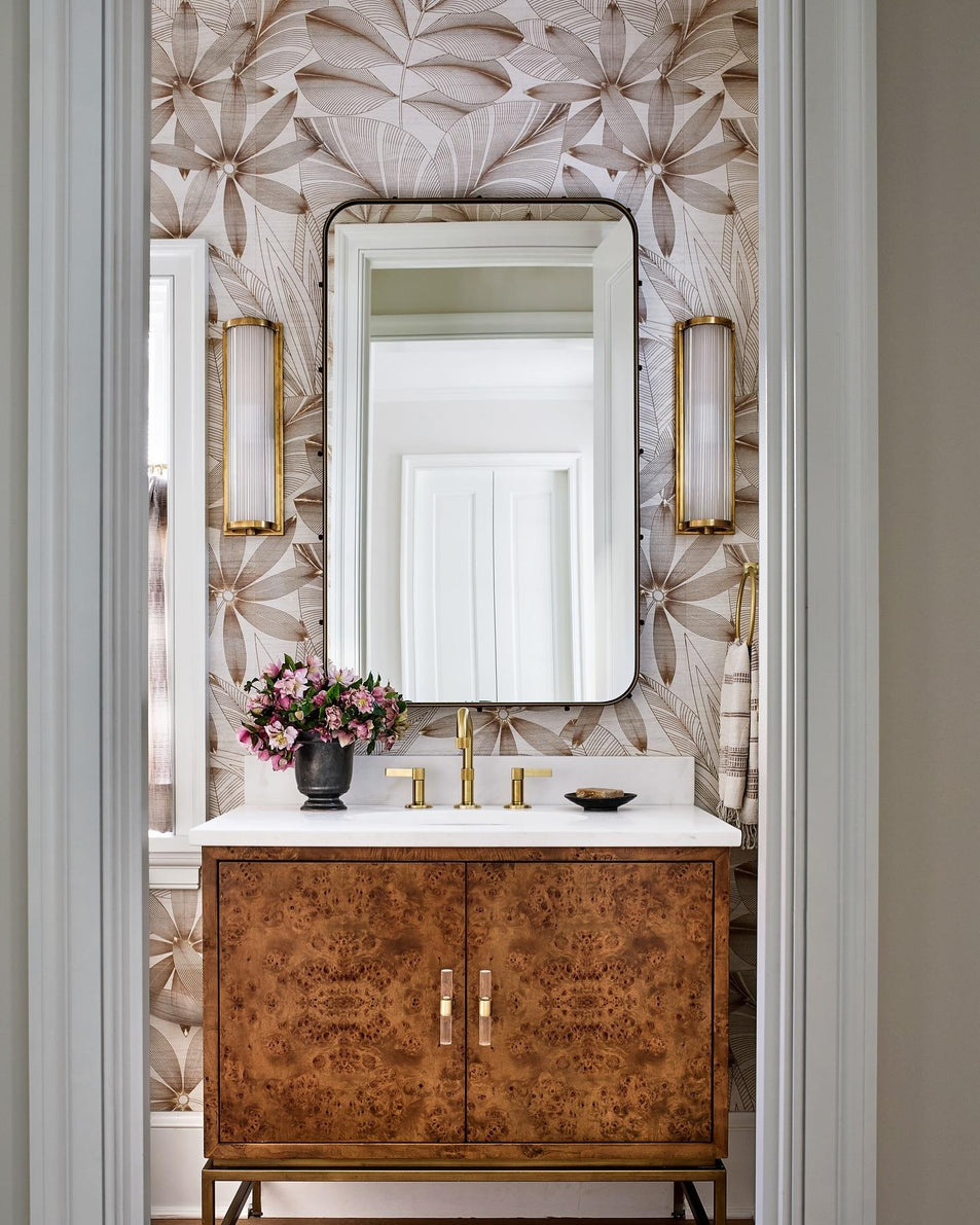 Dresser Long Glass Rod Light, a premium Bath light by Visual Comfort & Co. Close - up image of its design.