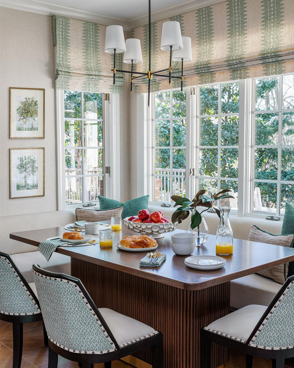 Bryant Small Chandelier, a premium Chandelier light by Visual Comfort & Co. Close - up image of its design.