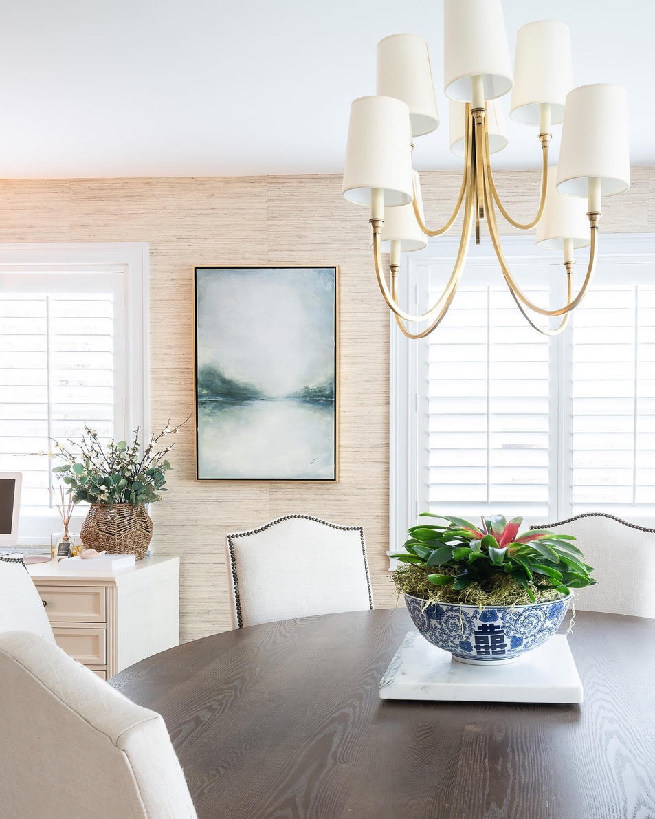Reed Large Chandelier, a premium Chandelier light by Visual Comfort & Co. Close - up image of its design.
