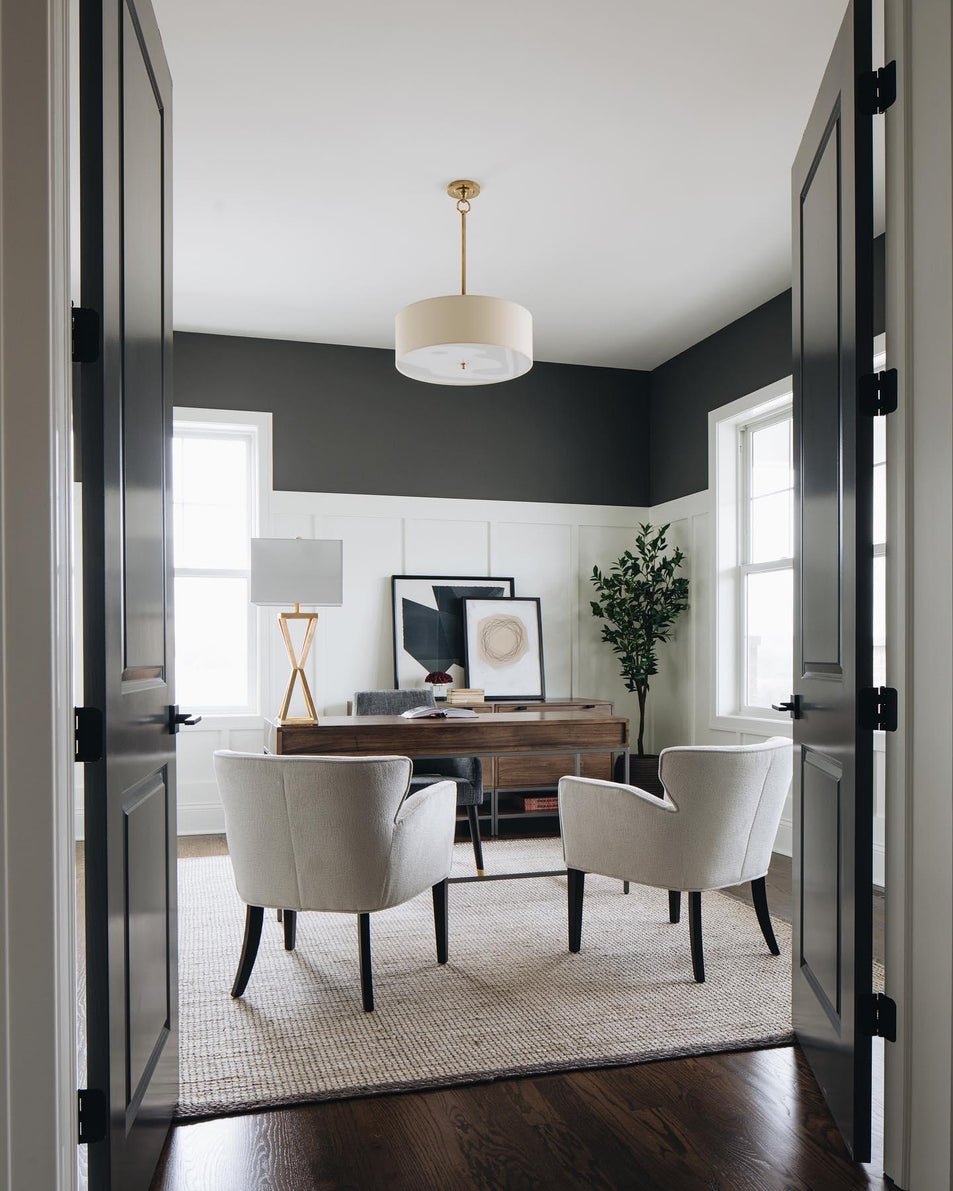 Reed Hanging Shade, a premium Hanging Shade light by Visual Comfort & Co. Close - up image of its design.