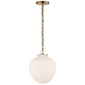 Katie Acorn Pendant, a premium Pendant light by Visual Comfort & Co. Close - up image of its design.