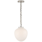 Katie Acorn Pendant, a premium Pendant light by Visual Comfort & Co. Close - up image of its design.