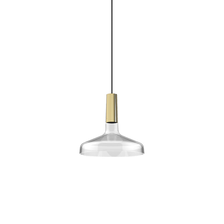 Vistosi Scintilla SP G Glossy Brass Cristallo trasparente